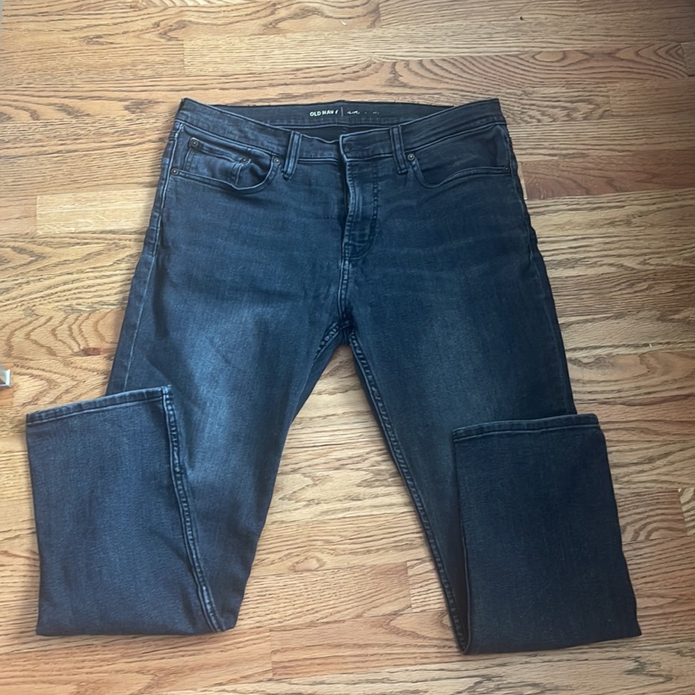 Old navy black faded jeans - Picture 3 of 9